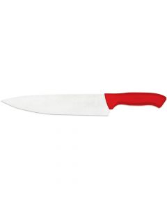 Nóż kucharski, HACCP, czerwony, L 250 mm