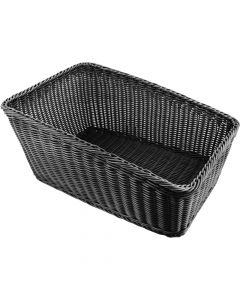 Kosz bufetowy na pieczywo, czarny, 290x440 mm