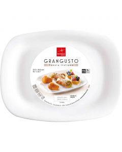 Talerz płytki prostokątny Grangusto 21,7 x 16,3 cm