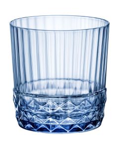 Szklanka niska America' 20 s, sapphire blue 370 ml