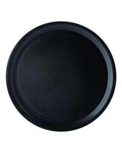 Taca laminowana czarna matowa Ø 33 cm