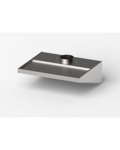 Okap do niskich pomieszczeń, skręcany, Gredil, 1210x1000x400 mm