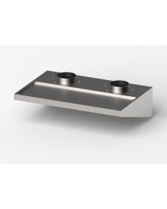 Okap do niskich pomieszczeń, skręcany, Gredil, 1510x1000x400 mm