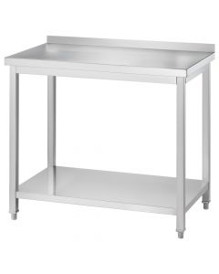 Stół przyścienny z półką 1400x700x850 mm skręcany