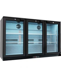 Barowa witryna chłodnicza, 3-drzwiowa, V 308 l