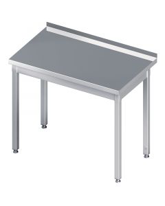 Stół przyścienny ze stali nierdzewnej bez półki