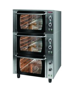 Piec elektryczny z termoobiegiem 3-komorowy