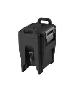 Termos z tworzywa do płynów, czarny, 10 l