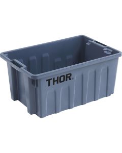 Pojemnik transportowy do żywności bez pokrywy, szary, V 40 l