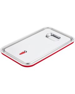 Pokrywka stalowa z uszczelką do pojemników, GN 1/2 Basic