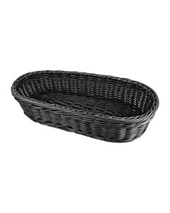 Koszyk uniwersalny polipropylen, czarny, 380x165x80 mm