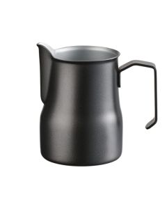Dzbanek do spieniania mleka, czarny, V 0,35 l