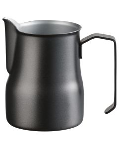 Dzbanek do spieniania mleka, czarny, V 0,45 l