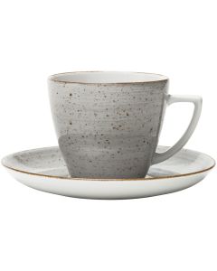 Filiżanka ze spodkiem kolor siwy Boss 350 ml