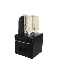 Polerka, urządzenie do polerowania szkła, czarna, 5-szczotek, P 1.15 kW, U 230V