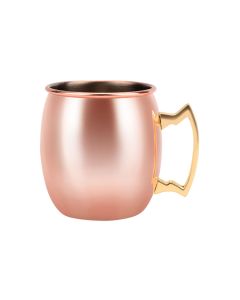 Kubek stalowy, miedziany, V 0.4 l