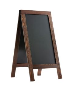 Dwustronny potykacz, tablica reklamowa kredowa, 520x850 mm