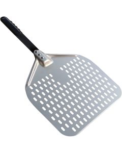 Łopata do pizzy, perforowana, aluminiowa, 300x350 mm, L 660 mm