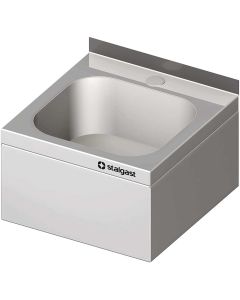 Umywalka stalowa, zabudowana, 400x410x240 mm