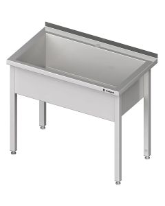 Stół z basenem 1-komorowym spawany 600x600x850 mm h=300 mm