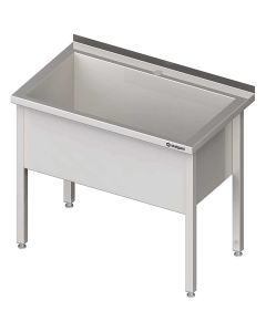 Stół z basenem 1-komorowym spawany 800x700x850 mm h=400 mm