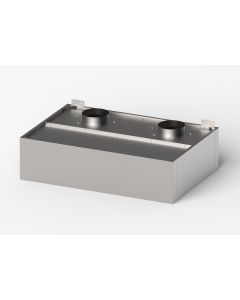 Okap skrzyniowy, skręcany, Gredil, 1510x1000x400 mm