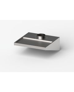 Okap do niskich pomieszczeń, skręcany, Gredil, 1010x1000x400 mm