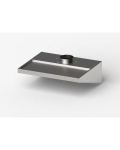 Okap do niskich pomieszczeń, skręcany, Gredil, 1210x1000x400 mm