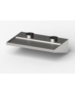 Okap do niskich pomieszczeń, skręcany, Gredil, 1510x1000x400 mm