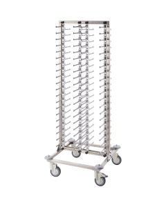 Wózek transportowy do talerzy