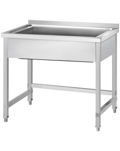 Stół z basenem 1-komorowym skręcany 800x700x850 mm h=300 mm