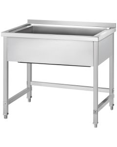 Stół z basenem 1-komorowym 1000x700x850 mm h=400 mm skręcany