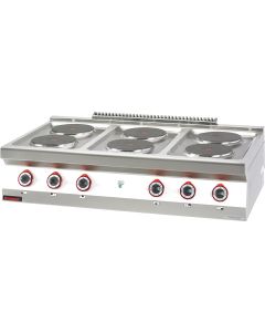 Kuchnia elektryczna 6- palnikowa nastawna - linia 700