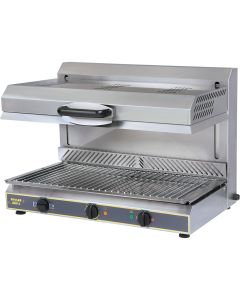 Salamander z ruchomą głowicą, kwarcowe grzałki, wykrywanie talerzy, P 4.5 kW, U 380 V