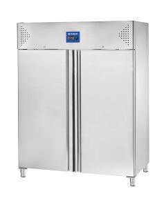 Szafa chłodnicza 2 drzwiowa ze stali nierdzewnej na nóżkach, GN 2/1, V 1300 l