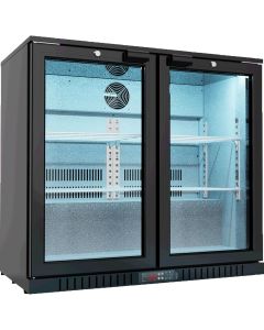 Barowa witryna chłodnicza, 2-drzwiowa, V 198 l