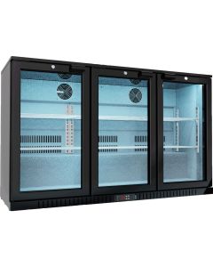 Barowa witryna chłodnicza, 3-drzwiowa, V 308 l