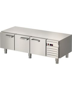 Podstawa chłodnicza, linia "700",  1600x650x600 mm, 3 drzwiowa, GN 1/1