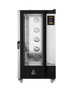 Piec konwekcyjno-parowy, piekarniczy z systemem mycia, ST-Bakery-Big, dotykowy, 16x600x400, P 26.25 kW