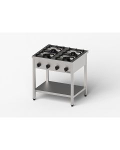 Kuchnia gazowa, Gredil, skręcana, 800x700x850 mm, P 21 kW, G30/37 mbar