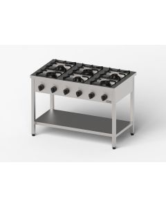 Kuchnia gazowa, Gredil, skręcana, 1200x700x850 mm, P 37.5 kW, G30/37 mbar