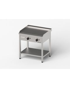 Płyta grillowa elektryczna, ryflowana, Gredil, 800x700x850 mm, P 8.1 kW, U 400 V