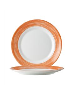 Talerz płytki Brush Arcoroc Ø254mm pomarańczowy