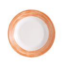 Talerz płytki Brush Arcoroc Ø235mm pomarańczowy