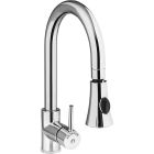 Bateria umywalkowa ze stałym prysznicem MONOLITH