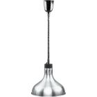 Lampa do podgrzewania potraw wisząca srebrna Ø 29 cm