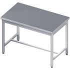 Stół ze stali nierdzewnej centralny bez półki - skręcany